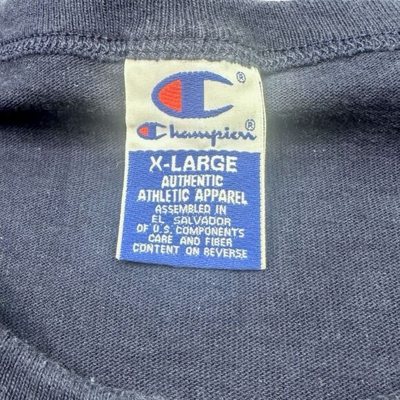 Vintage Champion Atlanta Olympics 1996 Embroidered Crew Neck Tee - Size XL - Picture 4 of 5